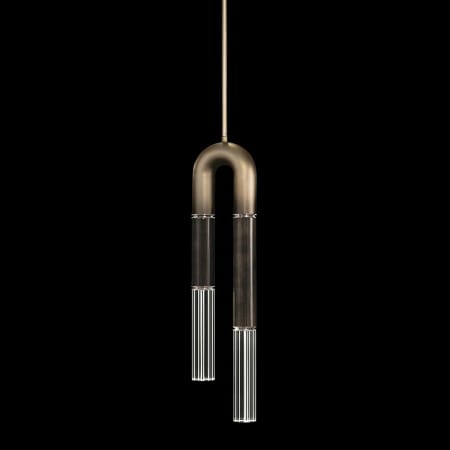 A large image of the Fine Art Handcrafted Lighting 923340 Ombre Bronze / Nickel / Charcoal