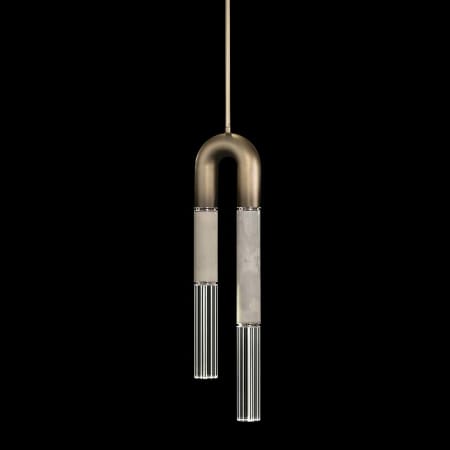 A large image of the Fine Art Handcrafted Lighting 923340 Ombre Bronze / Nickel / Smoke