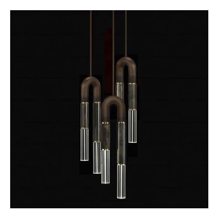 A large image of the Fine Art Handcrafted Lighting 923840 Bronze / Brass / Charcoal
