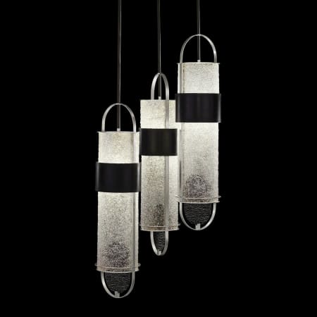 A large image of the Fine Art Handcrafted Lighting 925340-11ST Black / Silver