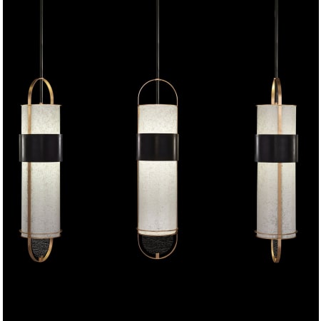 A large image of the Fine Art Handcrafted Lighting 926140-12ST Black / Gold