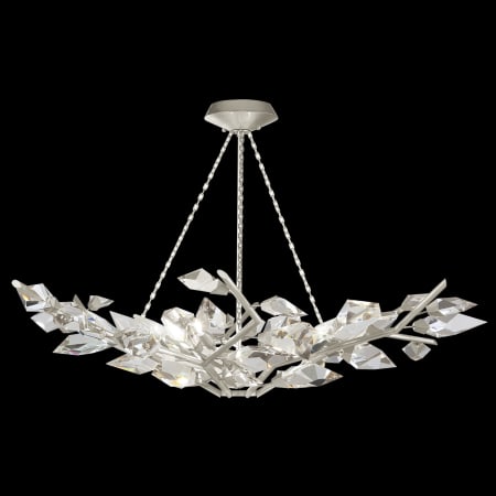 Fine Art Lamps 909040 1st Silver Leaf, Fine Art Foret Chandelier