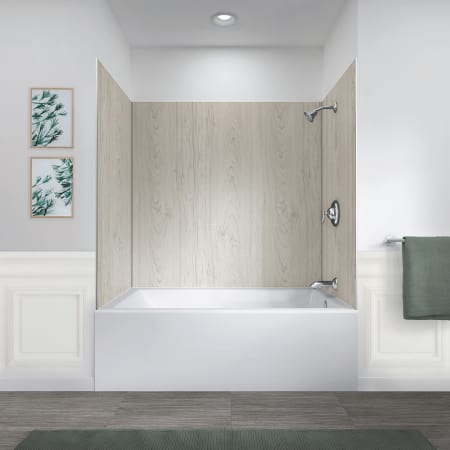 A large image of the Foremost GFS603278 Foremost-GFS603278-Lifestyle View with Tub - Driftwood