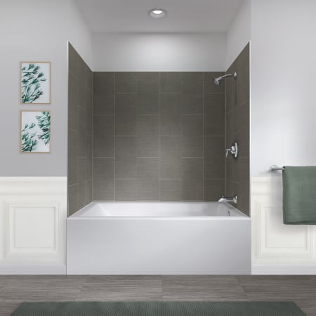 A large image of the Foremost GFS603278 Foremost-GFS603278-Lifestyle View with Tub - Quarry