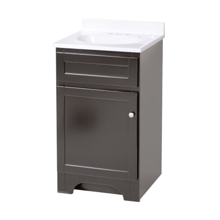 A large image of the Foremost COT1816 Columbia 18" espresso bath vanity combo