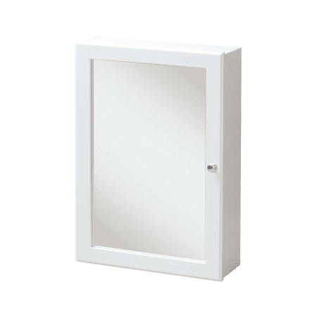 A large image of the Foremost HEC1724 Heartland white bathroom medicine cabinet