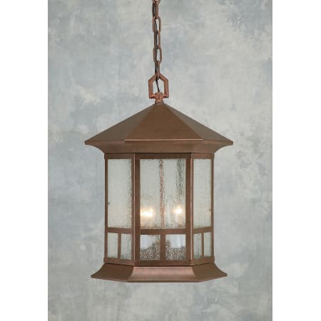 A large image of the Forte Lighting 1040-04 Copper