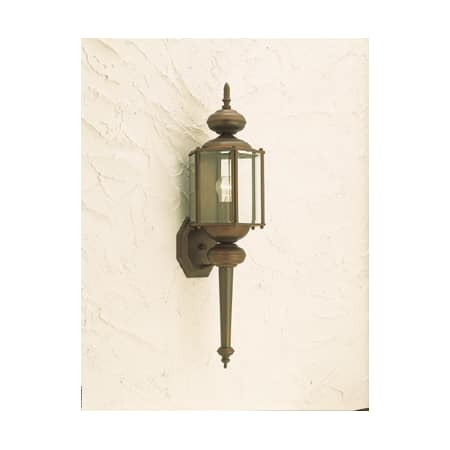 Forte Lighting 1108 1 Antique Brass Outdoor Wall Sconces A Large Image Of The Forte Lighting 1108 Acid Rust