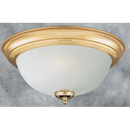 A large image of the Forte Lighting 20004-02 Polished Brass