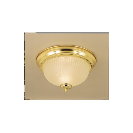 A large image of the Forte Lighting 2059-02 Polished Brass