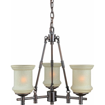A large image of the Forte Lighting 2180-03 Antique Bronze