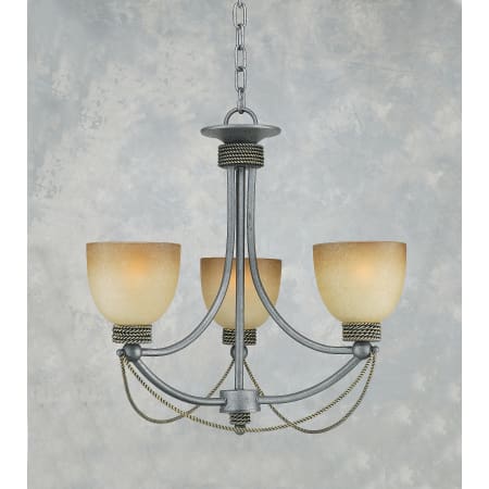 A large image of the Forte Lighting 2259-03 Iron