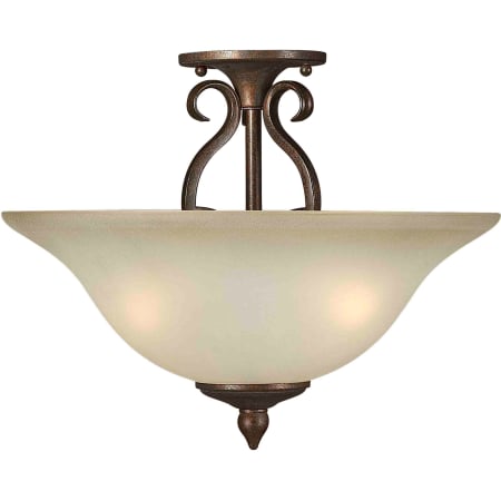 A large image of the Forte Lighting 2426-03 Black Cherry