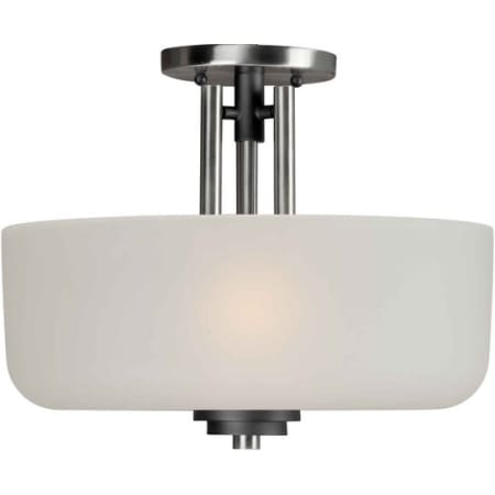 A large image of the Forte Lighting 2523-03 Brushed Nickel
