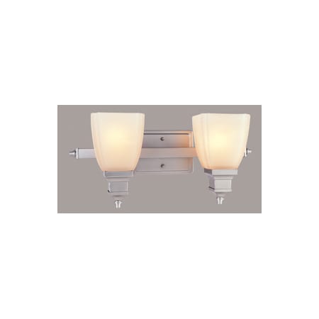 A large image of the Forte Lighting 5057-02 Brushed Nickel