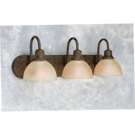 A large image of the Forte Lighting 5166-03 Chestnut