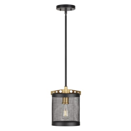 A large image of the Forte Lighting 7119-01 Pendant with Canopy
