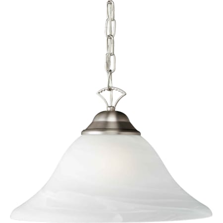 A large image of the Forte Lighting 2042-01 Brushed Nickel