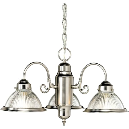 A large image of the Forte Lighting 2063-03 Brushed Nickel
