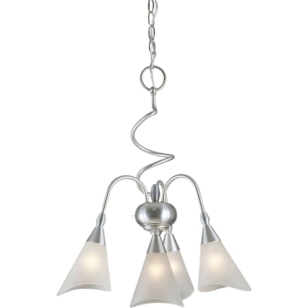 A large image of the Forte Lighting 2127-04 Brushed Nickel