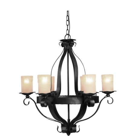 A large image of the Forte Lighting 2182-06 Natural Iron