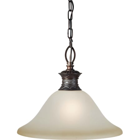 A large image of the Forte Lighting 2190-01 Antique Bronze