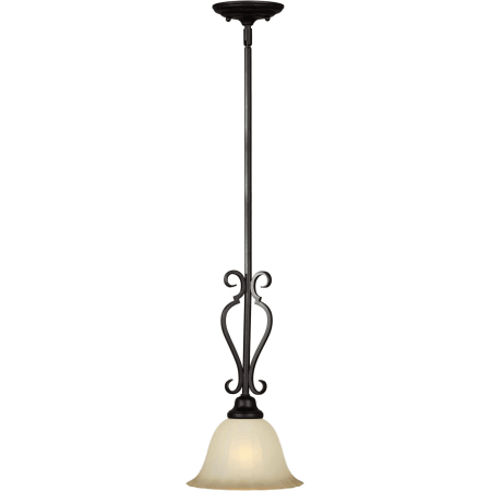 A large image of the Forte Lighting 2202-01 Bordeaux
