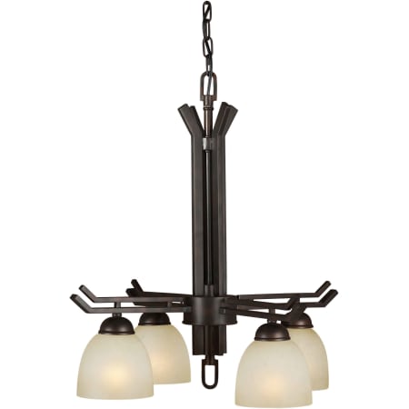 A large image of the Forte Lighting 2254-04 Antique Bronze