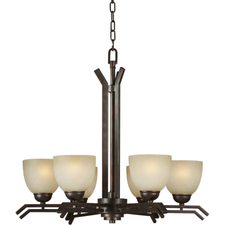 A large image of the Forte Lighting 2254-06 Antique Bronze