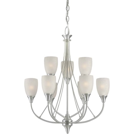 A large image of the Forte Lighting 2278-09 Brushed Nickel