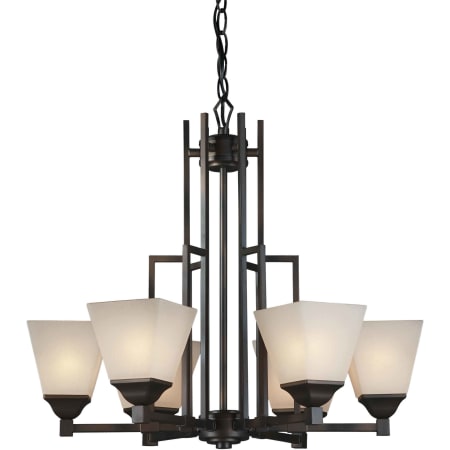 A large image of the Forte Lighting 2284-06 Antique Bronze
