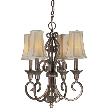A large image of the Forte Lighting 2327-04 Black Cherry