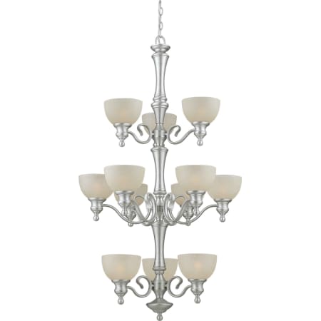 A large image of the Forte Lighting 2341-12 Brushed Nickel