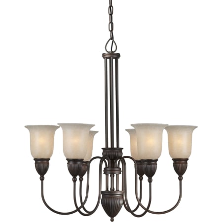 A large image of the Forte Lighting 2352-06 Antique Bronze