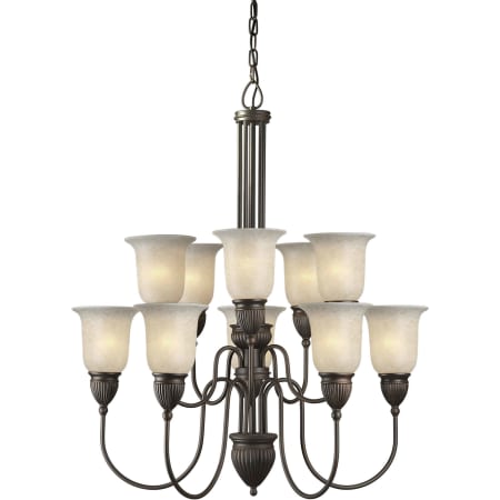 A large image of the Forte Lighting 2352-10 Antique Bronze