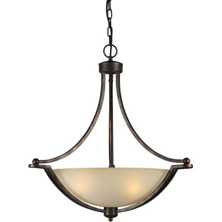A large image of the Forte Lighting 2374-04 Antique Bronze