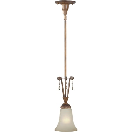A large image of the Forte Lighting 2390-01 Rustic Sienna