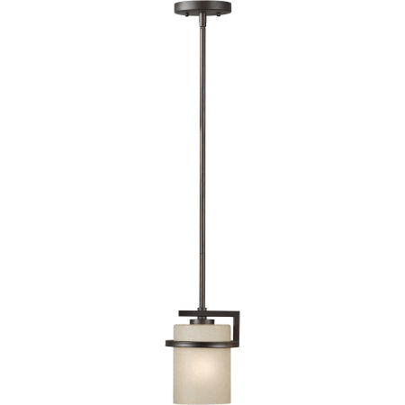 A large image of the Forte Lighting 2405-01 Antique Bronze