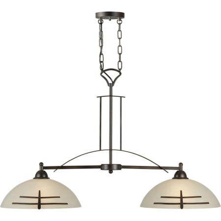 A large image of the Forte Lighting 2423-02 Antique Bronze