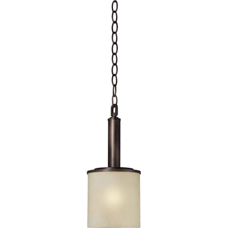 A large image of the Forte Lighting 2424-01 Antique Bronze