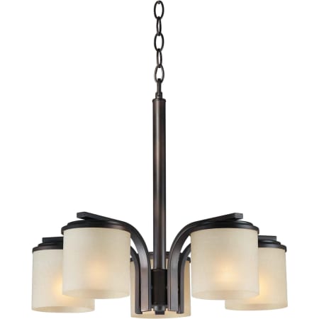 A large image of the Forte Lighting 2424-05 Antique Bronze