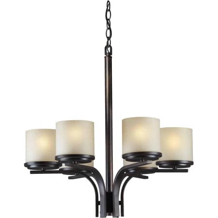 A large image of the Forte Lighting 2424-06 Antique Bronze