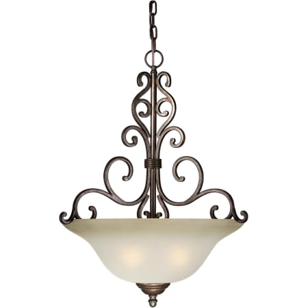 A large image of the Forte Lighting 2447-04 Black Cherry