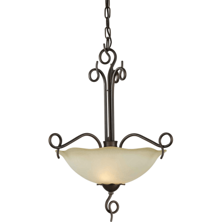 A large image of the Forte Lighting 2463-02 Antique Bronze