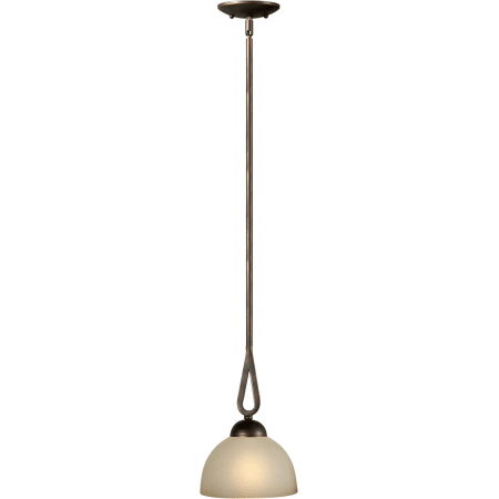 A large image of the Forte Lighting 2474-01 Antique Bronze