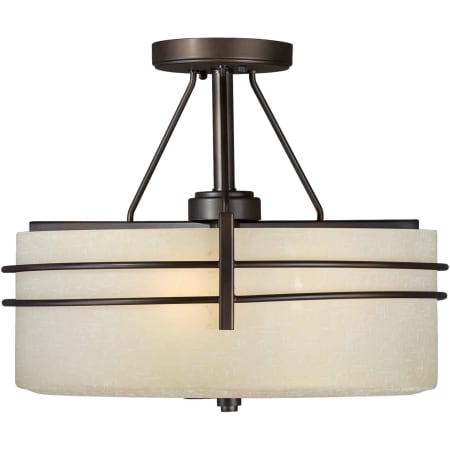 A large image of the Forte Lighting 2489-03 Antique Bronze