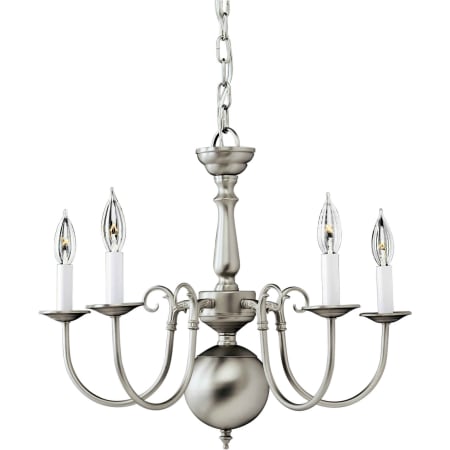 A large image of the Forte Lighting 2500-05 Brushed Nickel