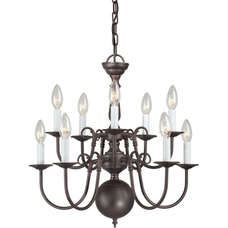 A large image of the Forte Lighting 2500-10 Antique Bronze