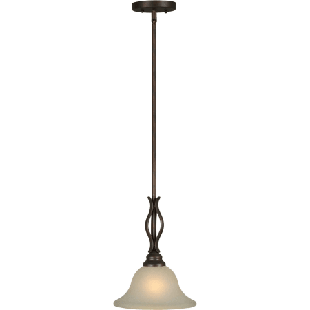 A large image of the Forte Lighting 2536-01 Antique Bronze