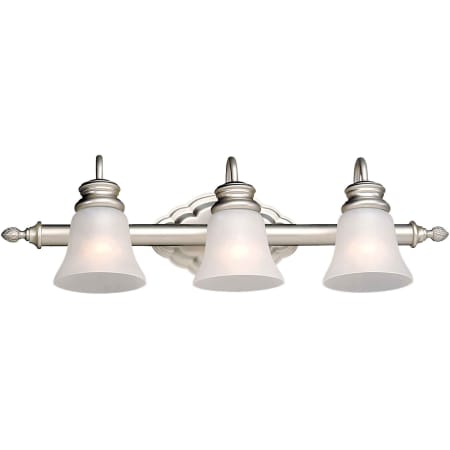 A large image of the Forte Lighting 5018-03 Brushed Nickel